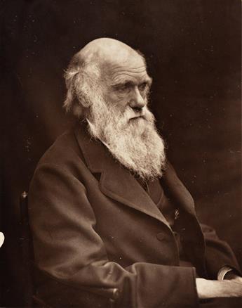 LEONARD DARWIN (1850-1943) Portrait of Charles Darwin.
